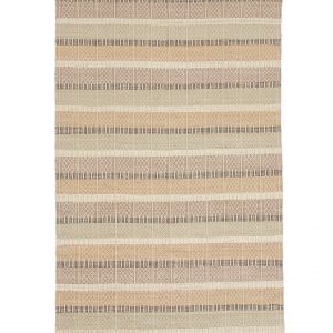 Finarte Eija Rasinmäki Kardemummo Puuvillamatto Harmaa Beige 80x200 Cm