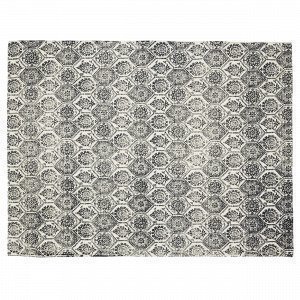 Hemtex Ethnica Puuvillamatto Musta 120x160 Cm