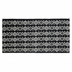 Hemtex Fritz Puuvillamatto Musta 70x140 Cm