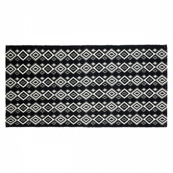 Hemtex Fritz Puuvillamatto Musta 70x140 Cm