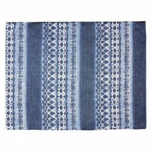 Hemtex Shibori Puuvillamatto Sininen 120x160 Cm