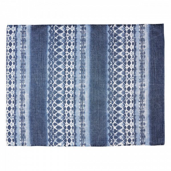 Hemtex Shibori Puuvillamatto Sininen 120x160 Cm