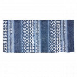 Hemtex Shibori Puuvillamatto Sininen 70x160 Cm