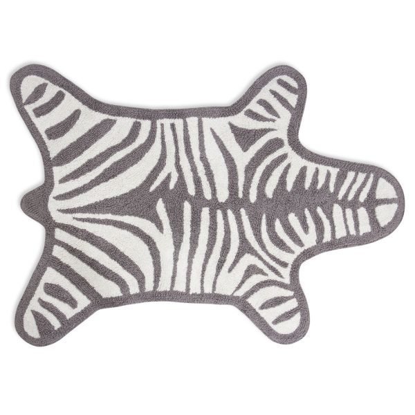 Jonathan Adler Zebra Kylpyhuonematto Harmaa 79x112 Cm