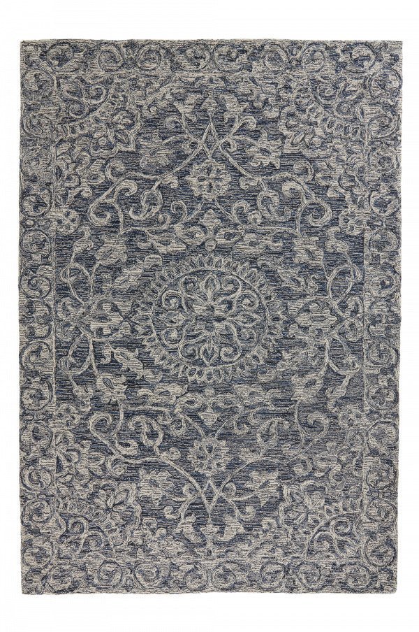 Jotex Casoria Matto Tuftattu Sininen 160x230 Cm