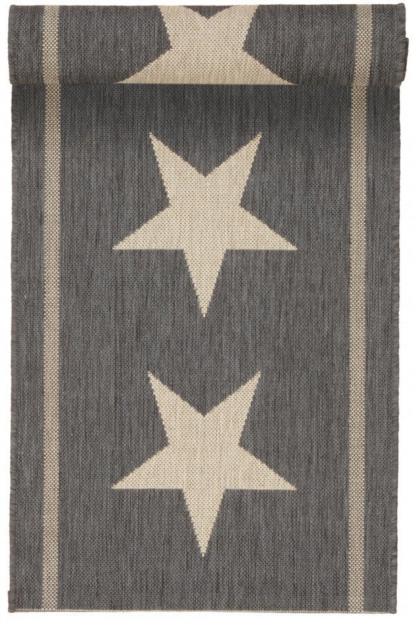 Jotex Three Stars Bukleematto Harmaa 60x110 Cm