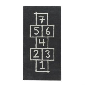 Kateha Hopscotch Lastenmatto Asvaltti Tummanharmaa