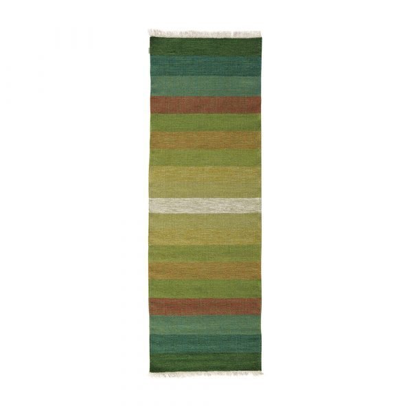 Kateha Tofta Wave Matto Green 80x250 Cm