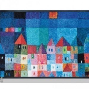 Kleen-Tex Matto Colourful Houses 50x75 Cm