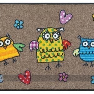 Kleen-Tex Matto Fulanitos Owls 50x75 Cm