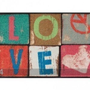 Kleen-Tex Matto Love Letters 50x75 Cm