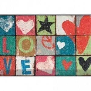 Kleen-Tex Matto Love Letters 75x120 Cm