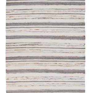 Koodi Aurora Puuvillamatto Harmaa / Valkoinen 80x300 Cm
