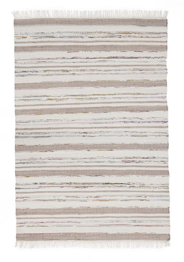 Koodi Aurora Puuvillamatto Rosa / Beige 80x300 Cm