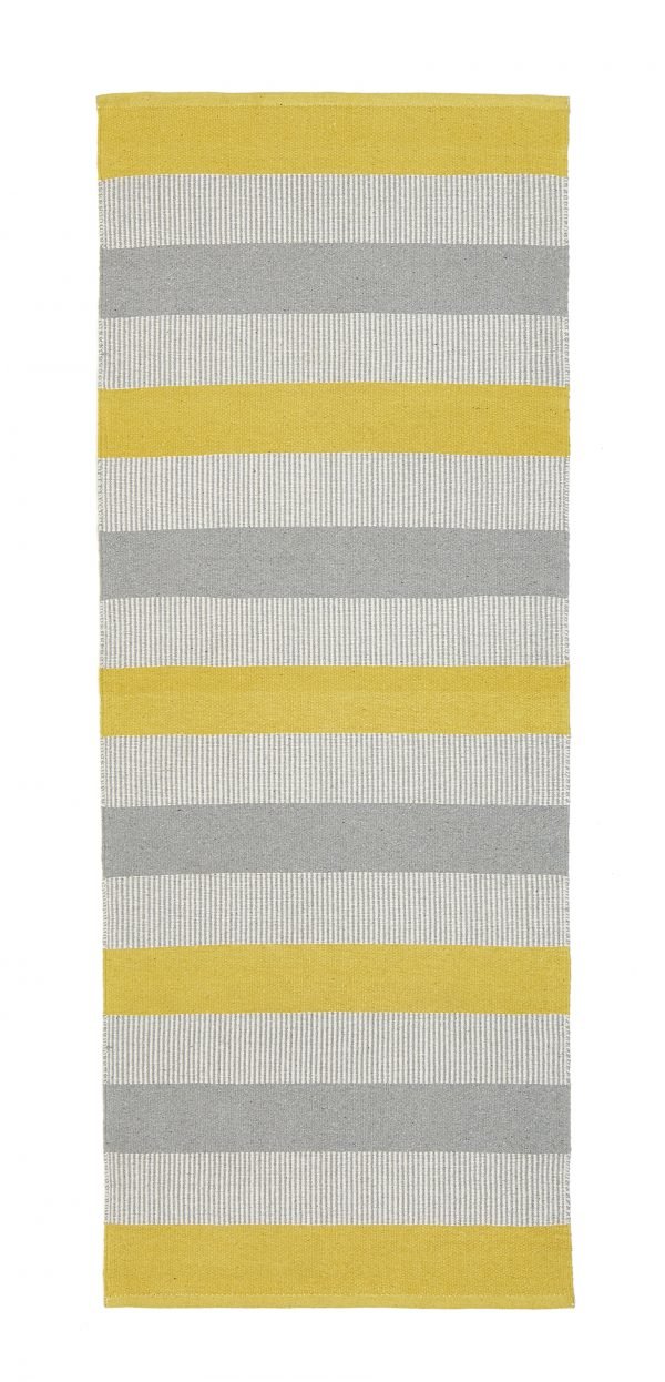Koodi Fortuna Puuvillamatto Keltainen 80x200 Cm