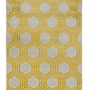 Koodi Kenno Yleismatto Harmaa Keltainen 160x230 Cm