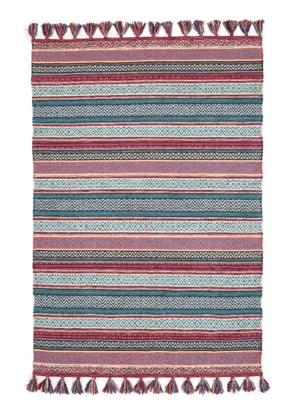 Koodi Leisku Puuvillamatto Multi 70x140 Cm