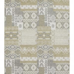 Koodi Patchwork Chenillematto Beige 160x230 Cm