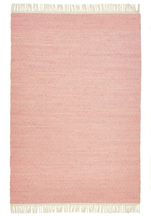 Koodi Pauliina Puuvillamatto Roosa 140x200 Cm