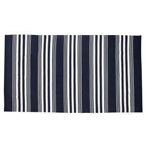 Lexington Striped Matto Sininen / Valkoinen 170x280 Cm