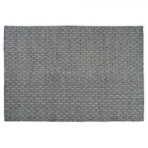 Linie Design Tile Matto White / Black 140x200 Cm