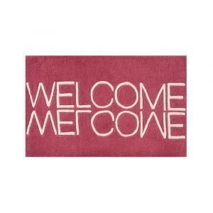 Linie Design Welcome Ovimatto Pink 50x80 Cm