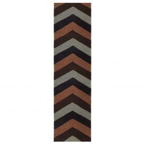 Linum Burton Matto Espresso Brown 70x260 Cm