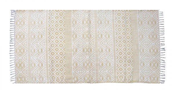 Luhta Home Karonkka Puuvillamatto Beige 70x115 Cm