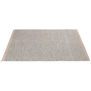 Muuto Ply Villamatto Musta Valkoinen 85x140 Cm