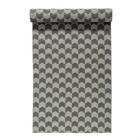 Nordic Nest Knit Matto Concrete-Charcoal Vaaleanharmaa-Tummanharmaa 70x200 cm