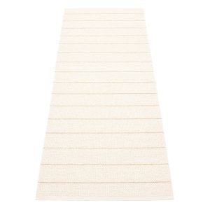 Pappelina Carl Matto Vanilla / White 70x180 Cm