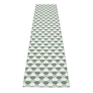 Pappelina Dana Matto Army / Turquoise 70x400 Cm