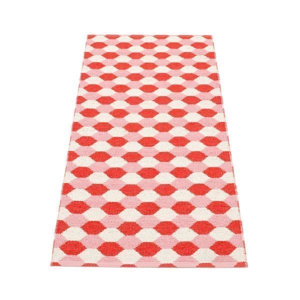 Pappelina Dana Matto Coral Red / Piglet 70x160 Cm