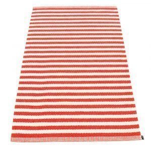 Pappelina Duo Matto Coral Red / Vanilla 85x160 Cm