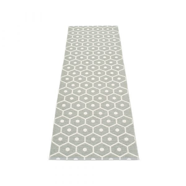 Pappelina Honey Matto Warm Grey / Vanilla 70x160 Cm