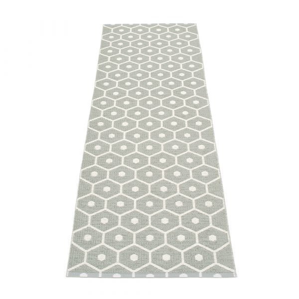 Pappelina Honey Matto Warm Grey / Vanilla 70x225 Cm