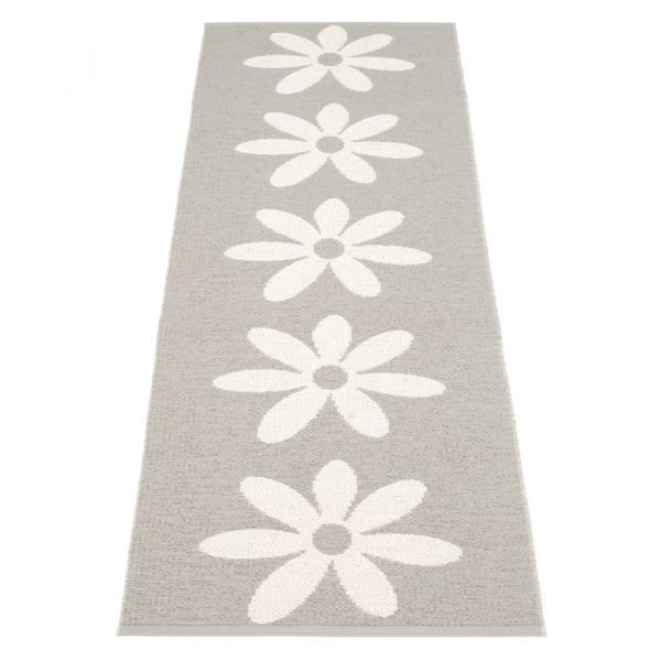 Pappelina Lilo Matto Warm Grey / Vanilla 70x250 Cm