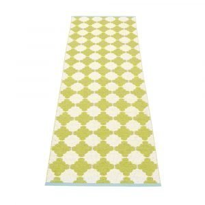 Pappelina Marre Matto Lime / Vanilla / Turquoise 70x150 Cm