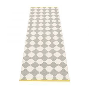 Pappelina Marre Matto Warm Grey / Vanilla / Mustard 70x225 Cm