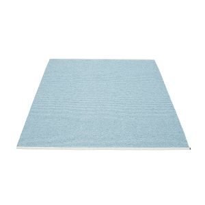 Pappelina Mono Matto Misty Blue / Ice Blue 180x220 Cm