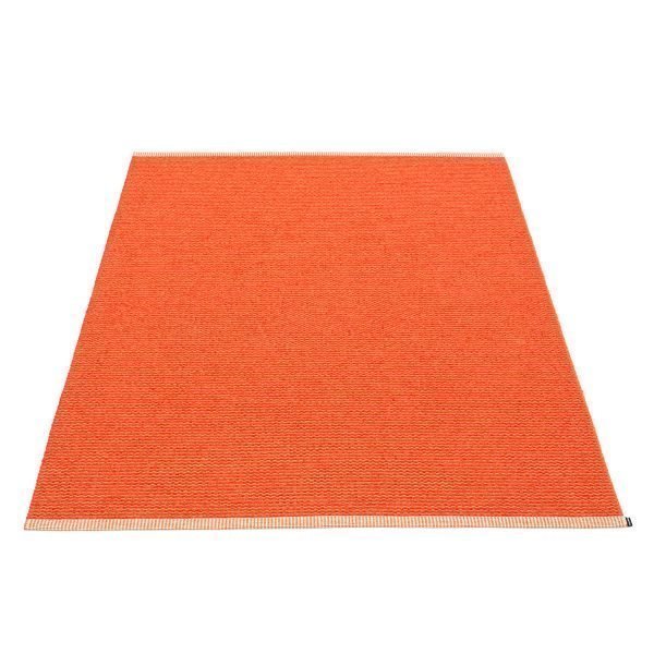 Pappelina Mono Matto Pale Orange / Coral Red 140x200 Cm