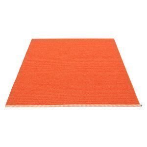 Pappelina Mono Matto Pale Orange / Coral Red 180x220 Cm