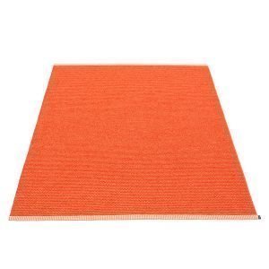 Pappelina Mono Matto Pale Orange / Coral Red 180x300 Cm