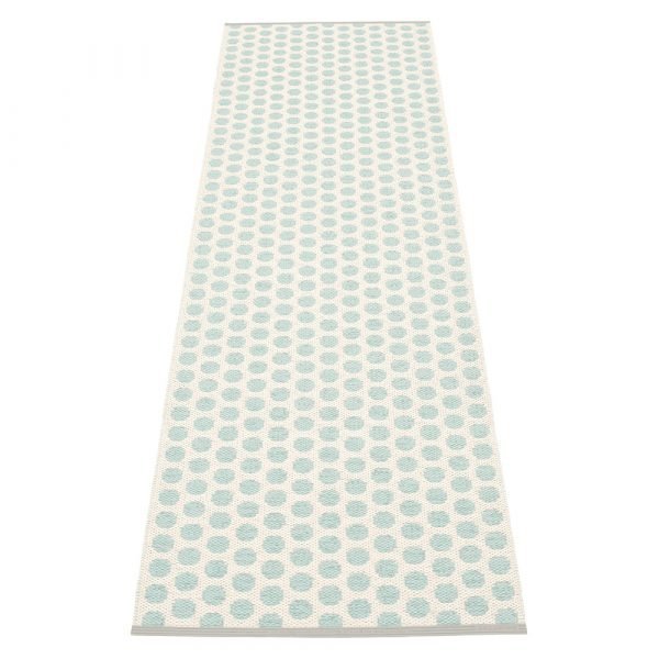 Pappelina Noa Matto Pale Turquoise / Vanilla 70x150 Cm