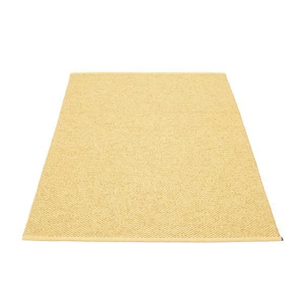 Pappelina Svea Matto Gold Metallic / Pale Yellow 140x220 Cm