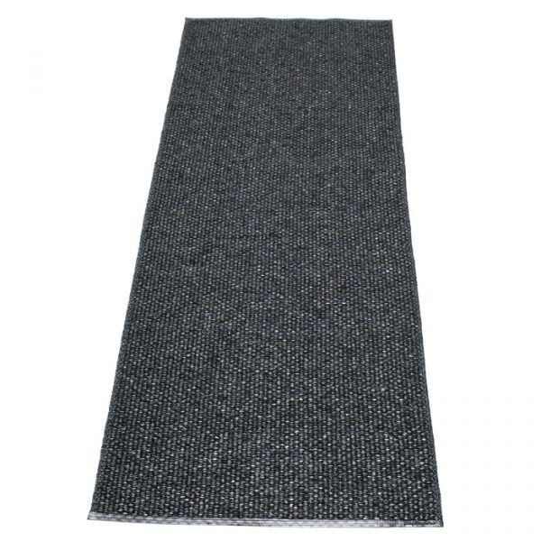 Pappelina Svea Matto Metallic Black / Black 70x400 Cm