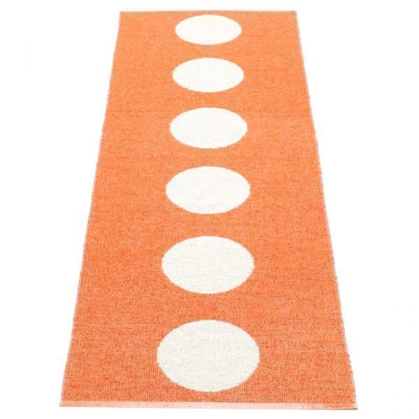 Pappelina Vera Matto Orange / Vanilla 70x300 Cm