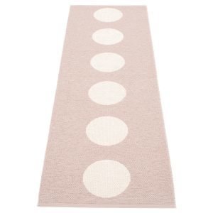 Pappelina Vera Matto Pale Rose / Vanilla 70x225 Cm