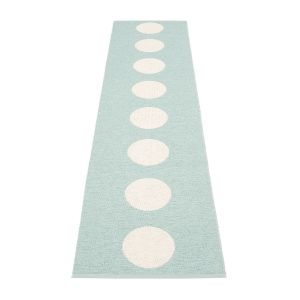 Pappelina Vera One Ovimatto Turquoise / Vanilla 70x300 Cm