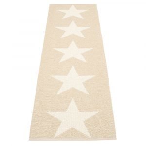 Pappelina Viggo Star Matto Champagne Metallic 70x250 Cm